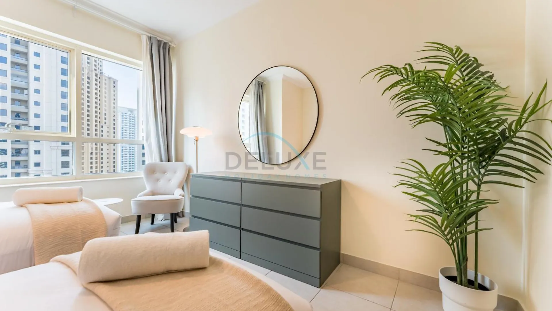 Partial Sea And City View 2Br With Balcony Near Dubai Marina Mall, Marina Quay West, Dubai Marina By Deluxe Holiday Homes 0*,