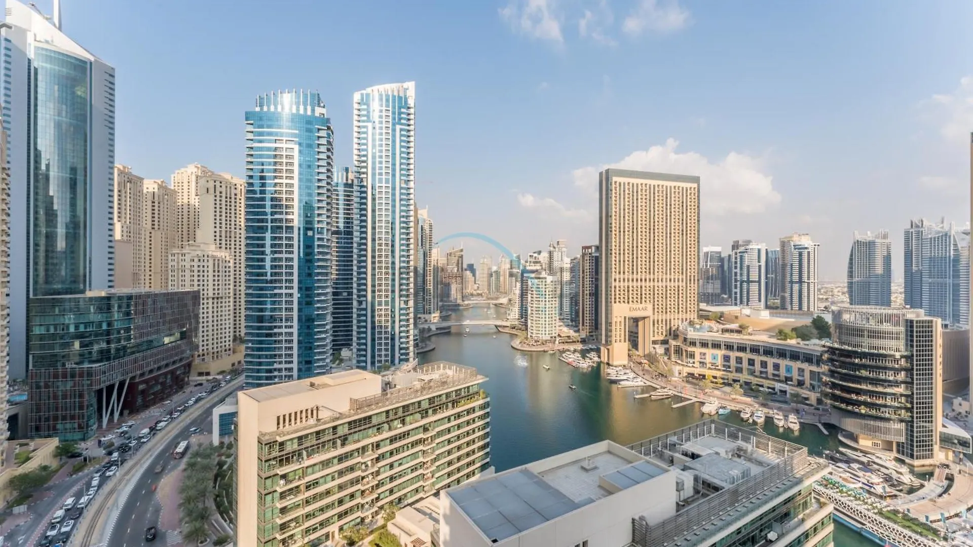 Partial Sea And City View 2Br With Balcony Near Dubai Marina Mall, Marina Quay West, Dubai Marina By Deluxe Holiday Homes 0*,  United Arab Emirates