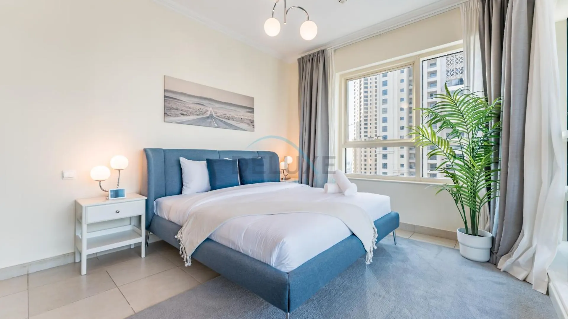 Partial Sea And City View 2Br With Balcony Near Dubai Marina Mall, Marina Quay West, Dubai Marina By Deluxe Holiday Homes Apartment